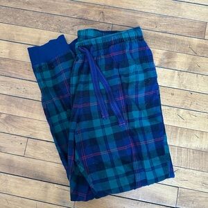 Old Navy Green and Red Plaid Joggers